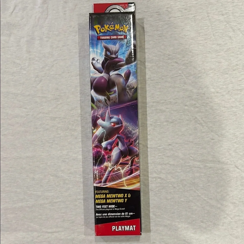 Pokemon Trading Card Game Playmat - Mega Mewtwo X and Y